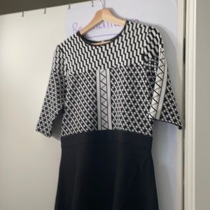 Ted Baker geometric top dress, size 5 (US 12 ish)